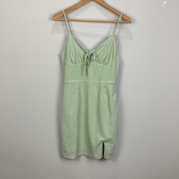 Green Mini Dress Sz M - Picture 7 of 14